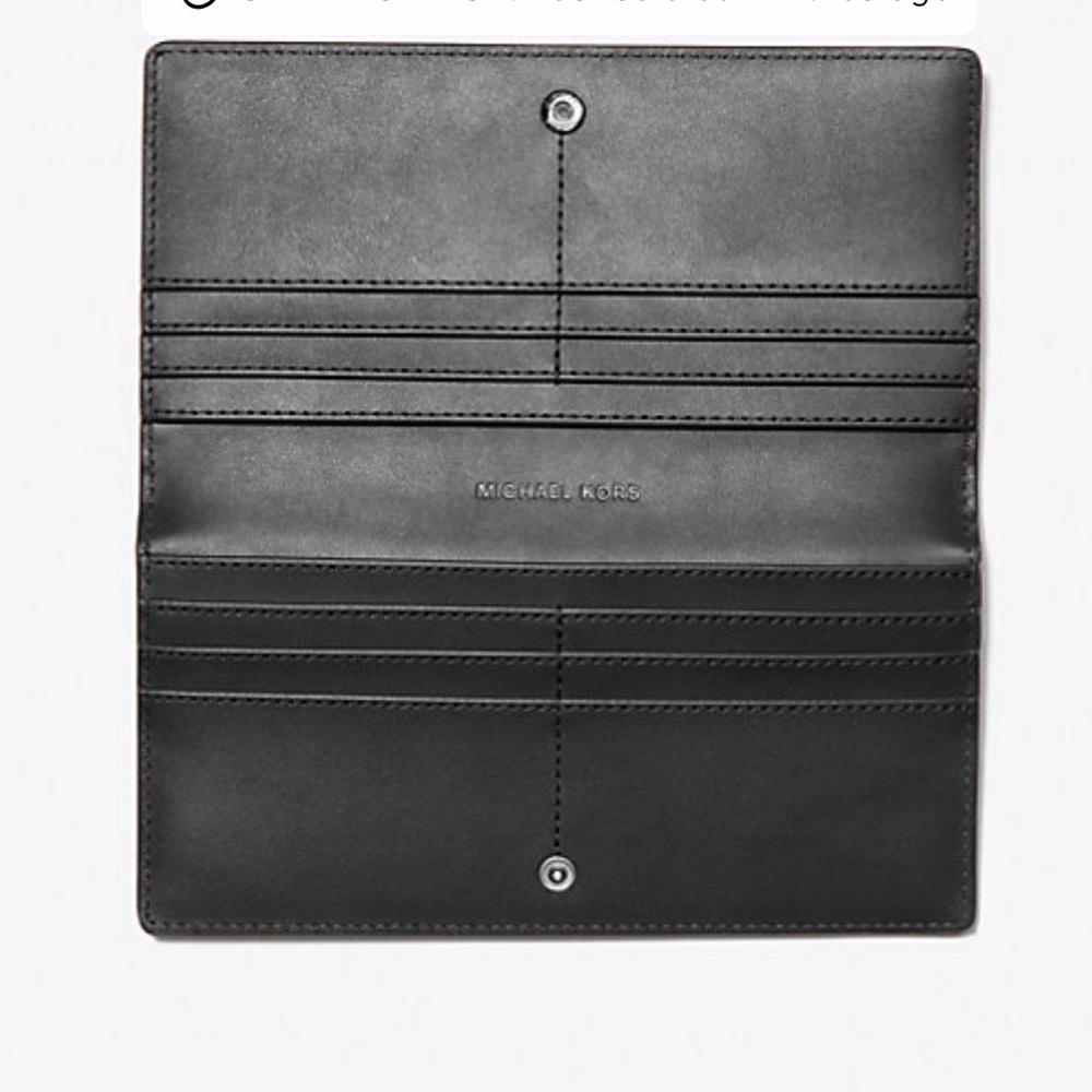 MICHAEL KORS Carson Large Snap Patent Crocodile Embossed Bifold Wallet
Black
NWT - Picture 2 of 16